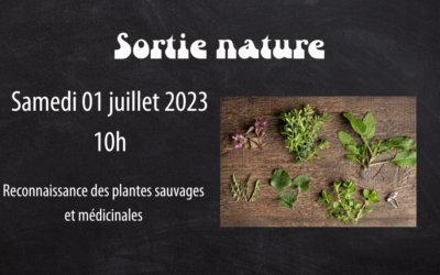 Samedi 01 juillet à 10h : sortie nature