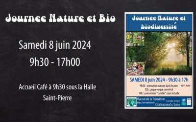 Samedi 8 juin de 9h30 à 17h00: La biodiversité en famille